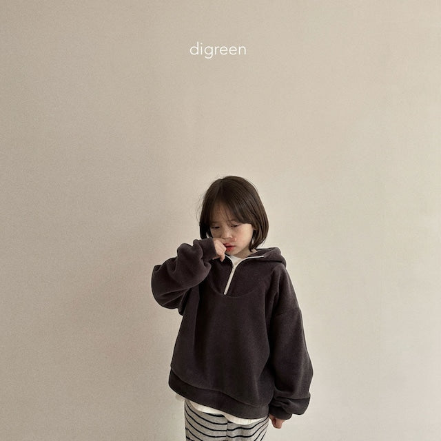 digreen / polar fleece zip-up