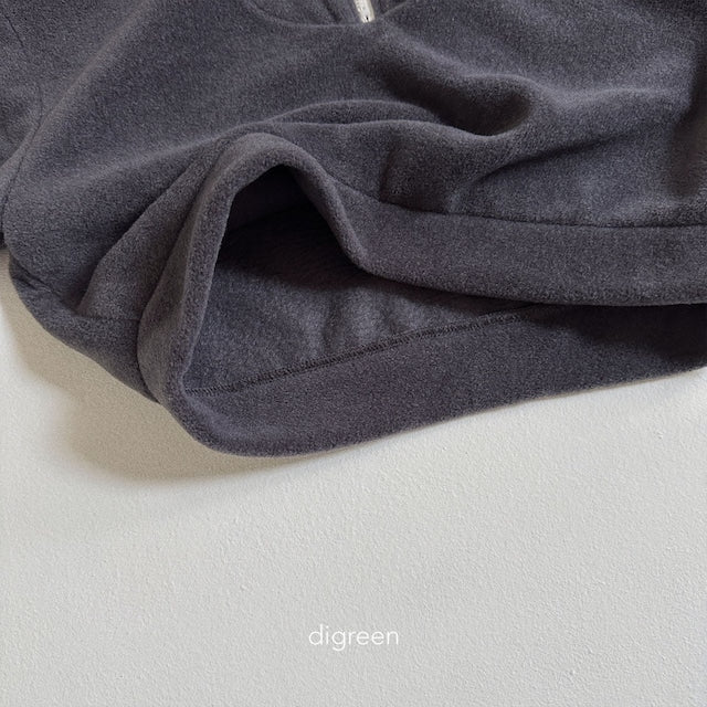 digreen / polar fleece zip-up