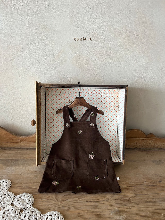 thelala / cream corduroy onepiece