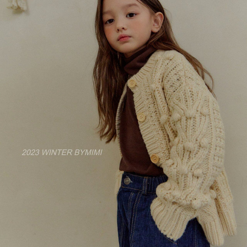 by mimi  / rose cardigan【for kids , jr】