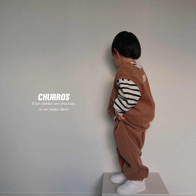 churros / pin tuck jogger pants 【for kids , jr】