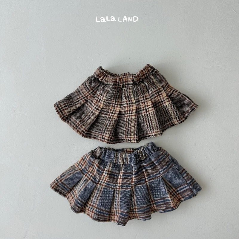 一部即納 Lalaland / london check skirt