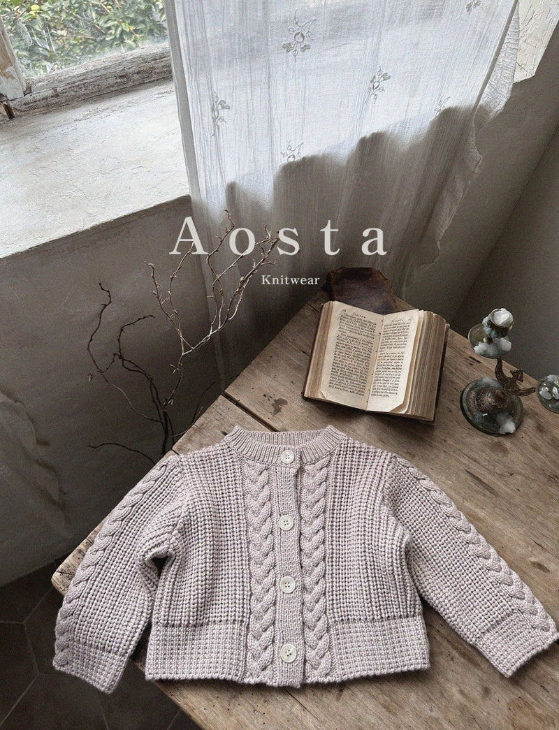 aosta / knit cardigan