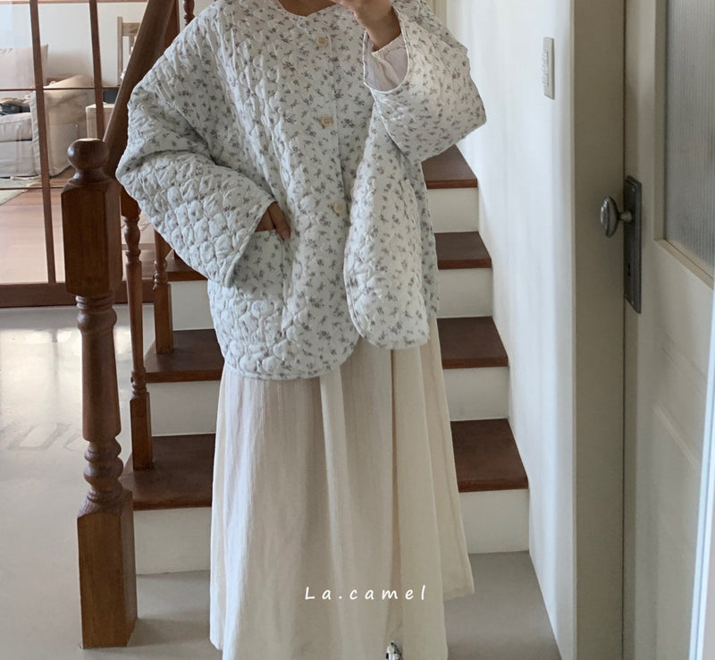 la camel / honey padding jacket 2023【for mom】