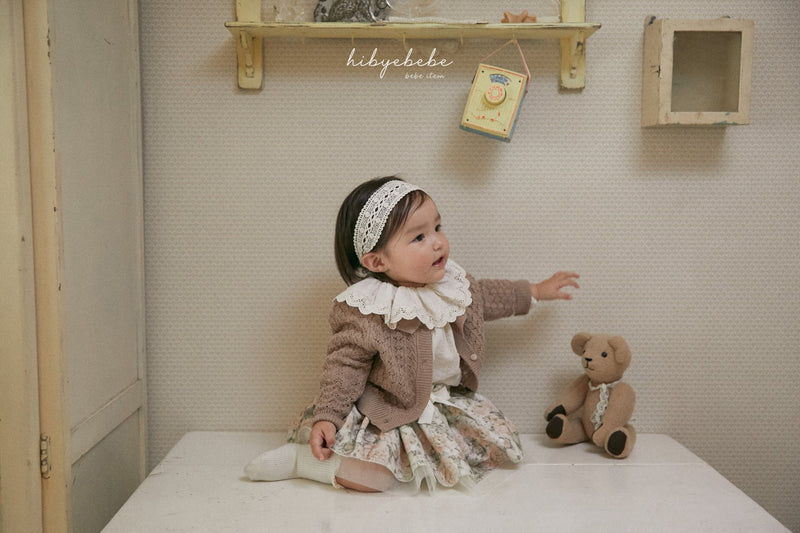 hi byebebe / bebe armand knit cardigan
