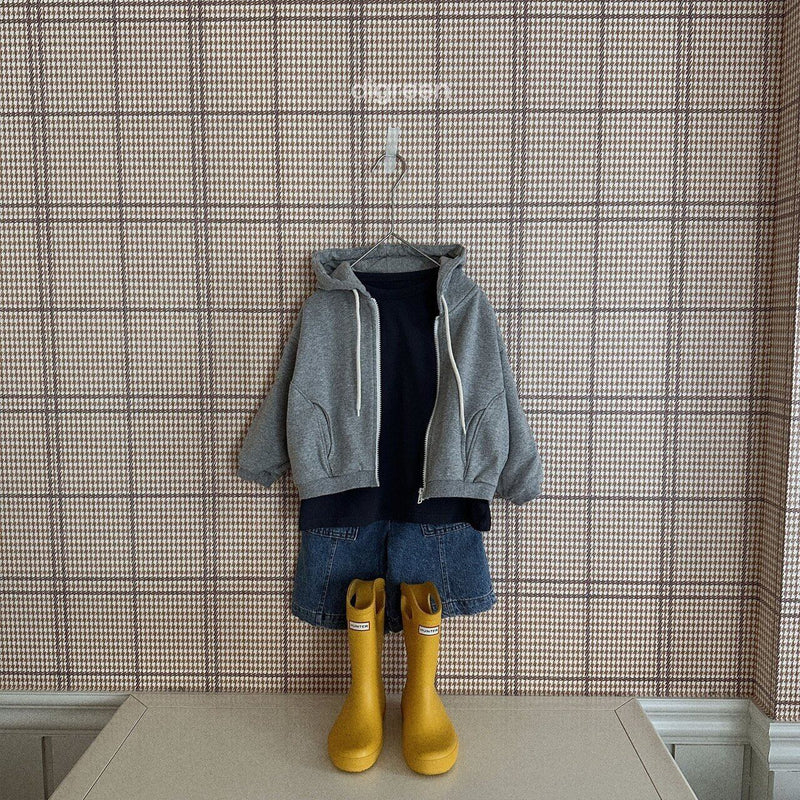 digreen / round zip up