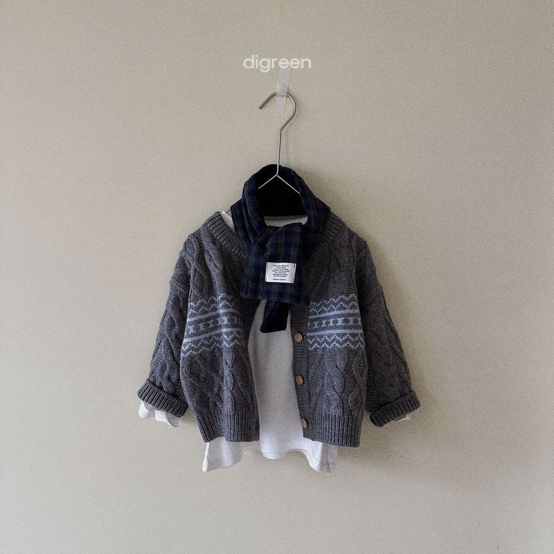 digreen / smooth cardigan