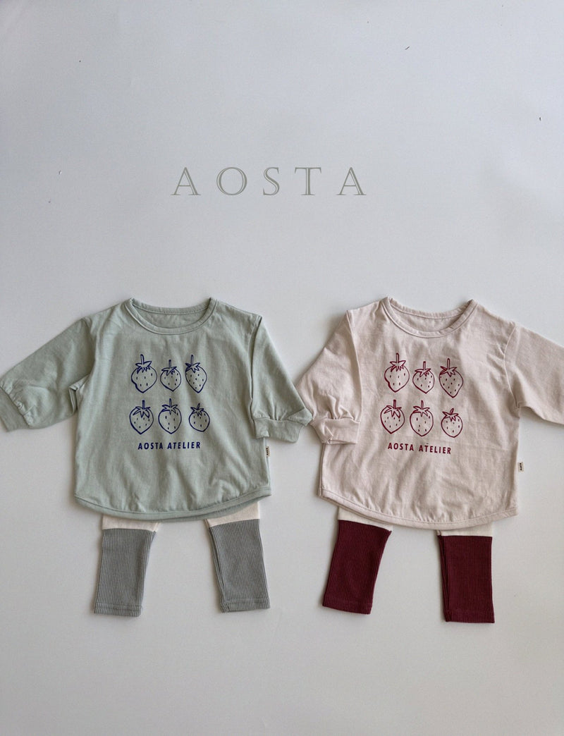 aosta / strawberry tee
