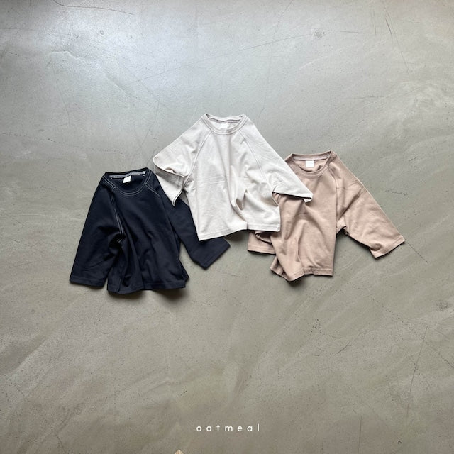 oatmeal / minu raglan tee