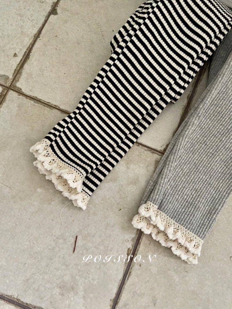poisson / frill leggings