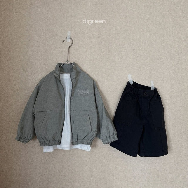 digreen / wide capri pants