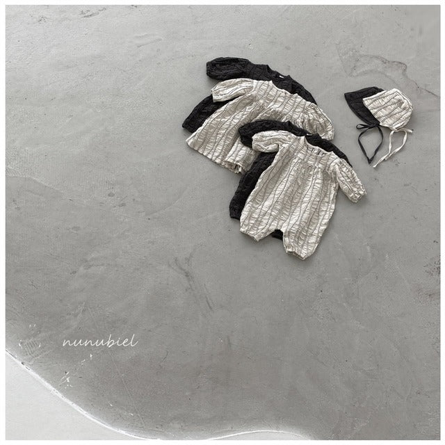 nunubiel/ bebe komes romper&bonnet