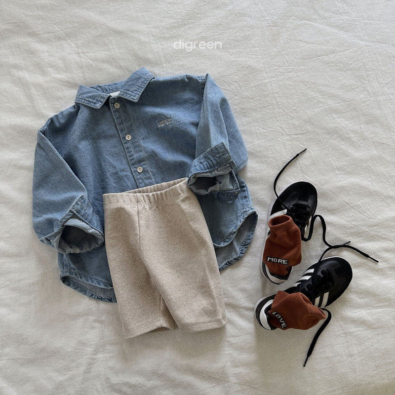 digreen / denim shirt