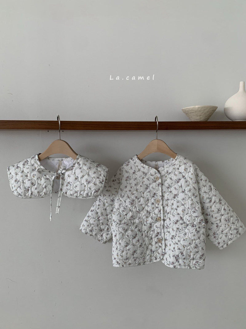 la camel / honey padding jacket2023