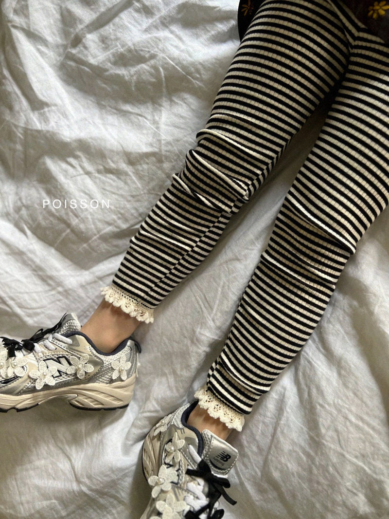 poisson / frill leggings