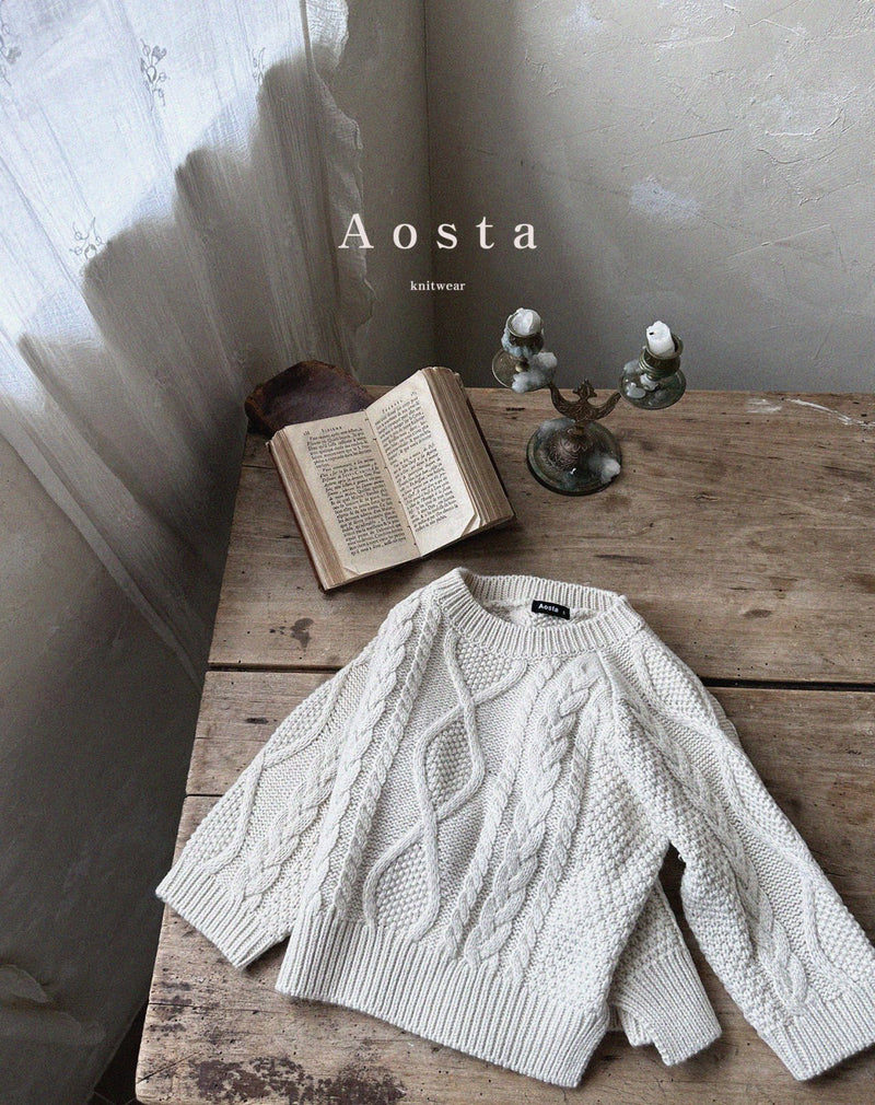 aosta / knit pullover