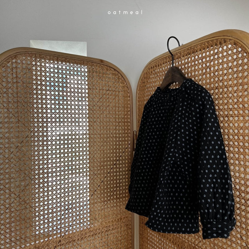 oatmeal / teana blouse