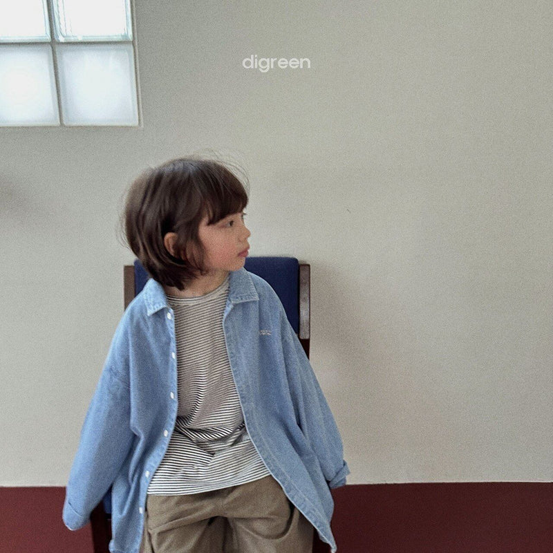 digreen / denim shirt