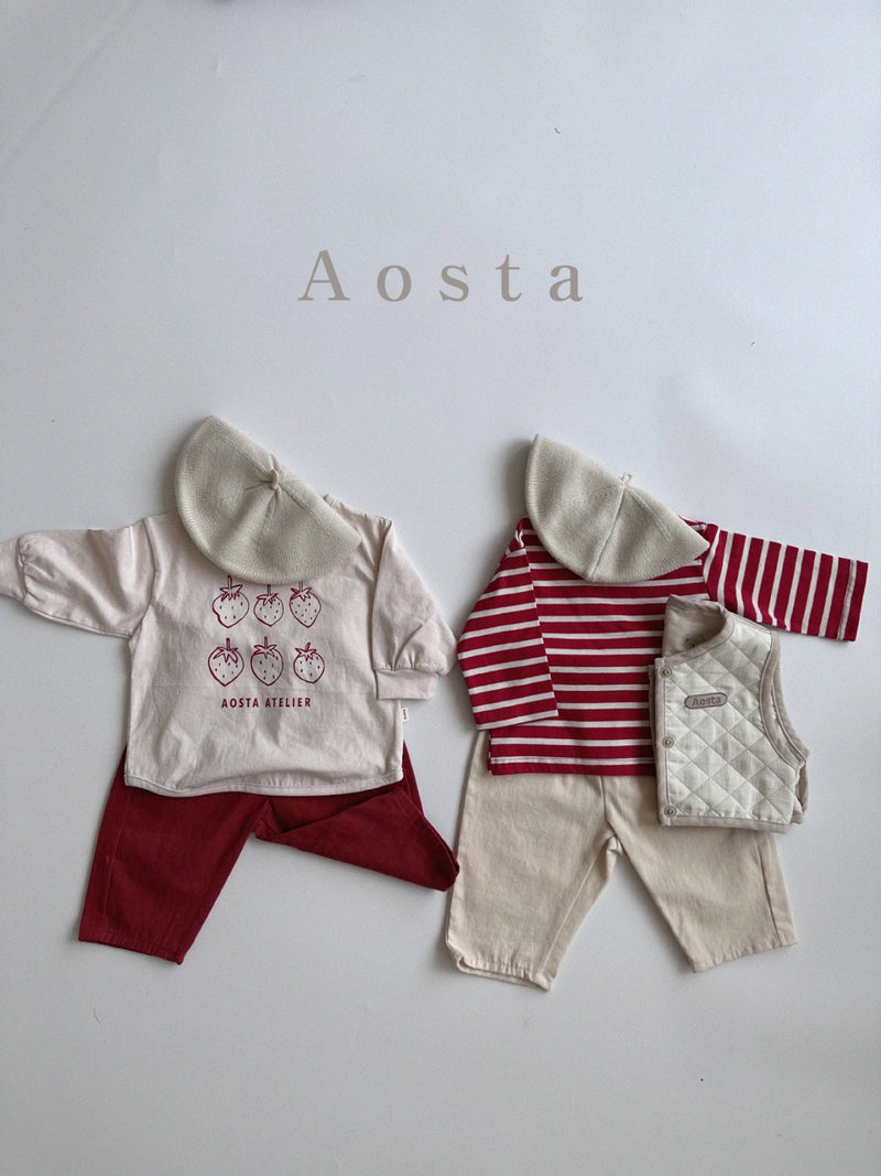 aosta / strawberry tee