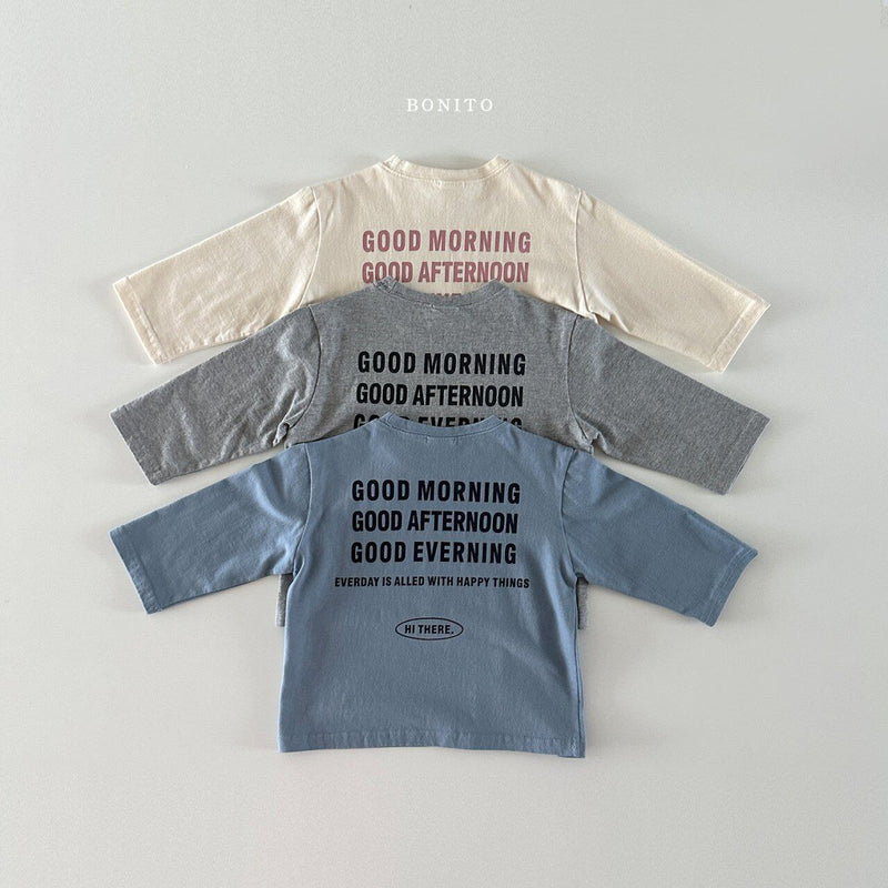 bonito / good morning tee
