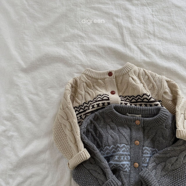 digreen / smooth cardigan