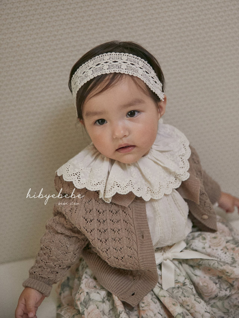 hi byebebe / bebe armand knit cardigan