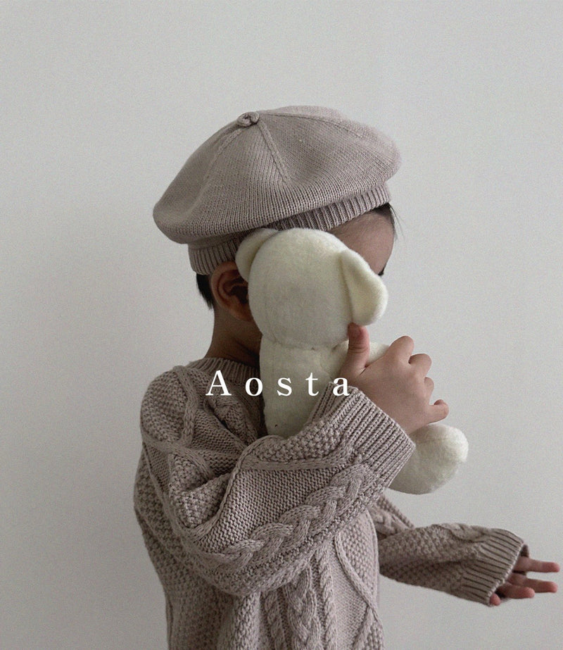 aosta / knit beret