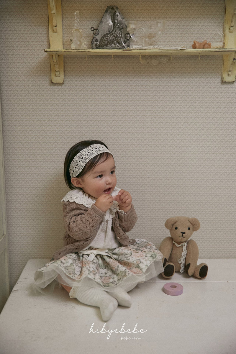 hi byebebe / bebe armand knit cardigan