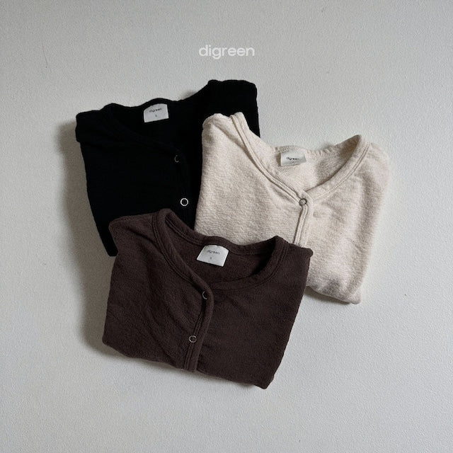 digreen / mudding cardigan
