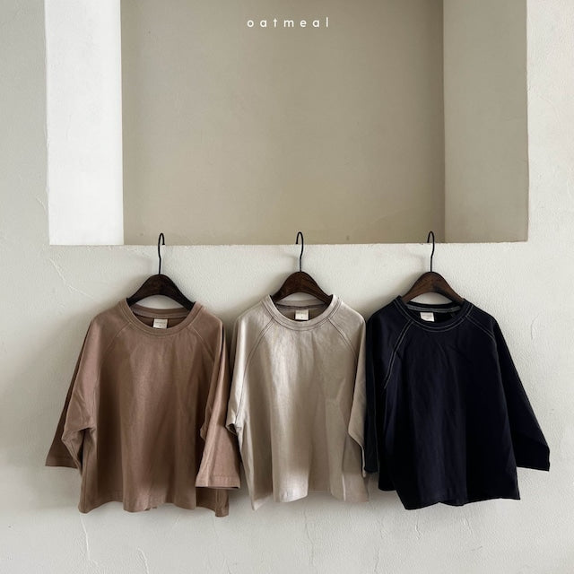 oatmeal / minu raglan tee