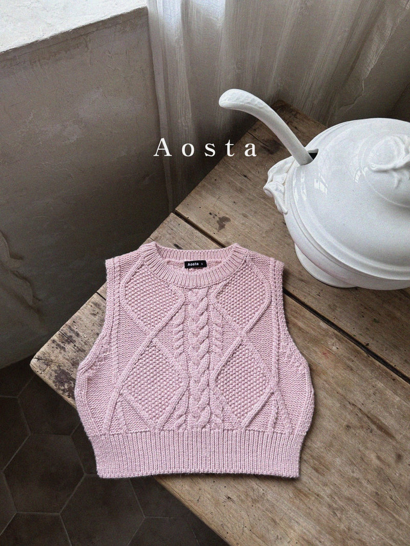 aosta / knit vest