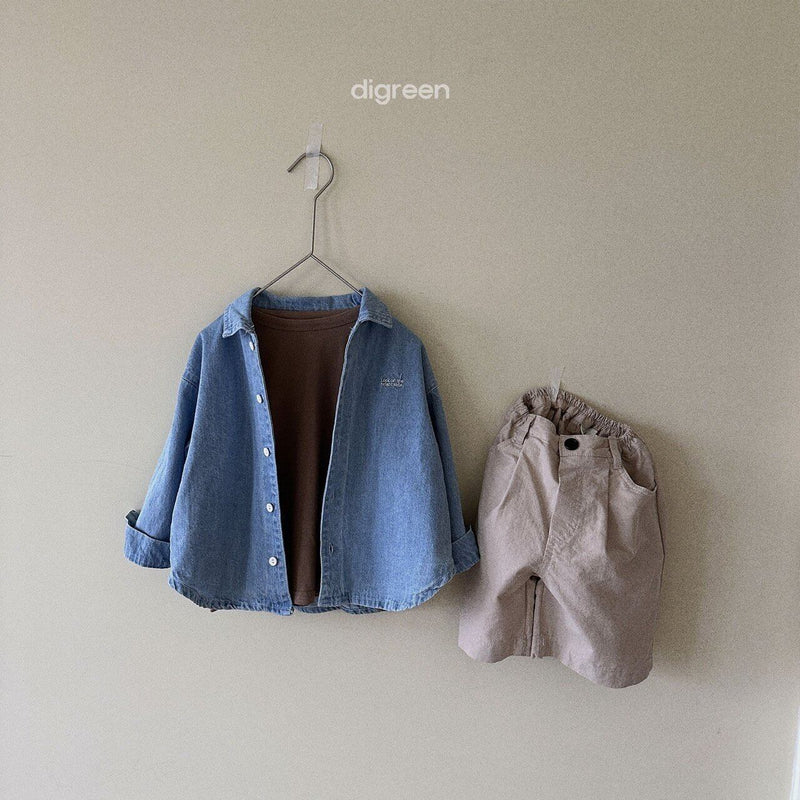 digreen / denim shirt