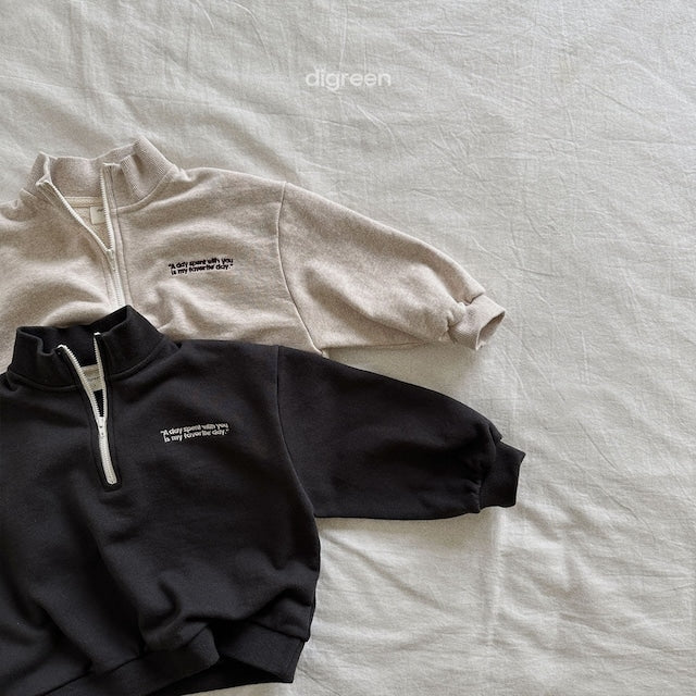 digreen / mochi zip-up