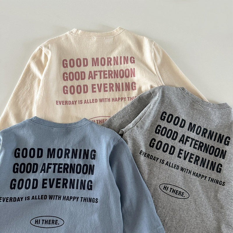 bonito / good morning tee