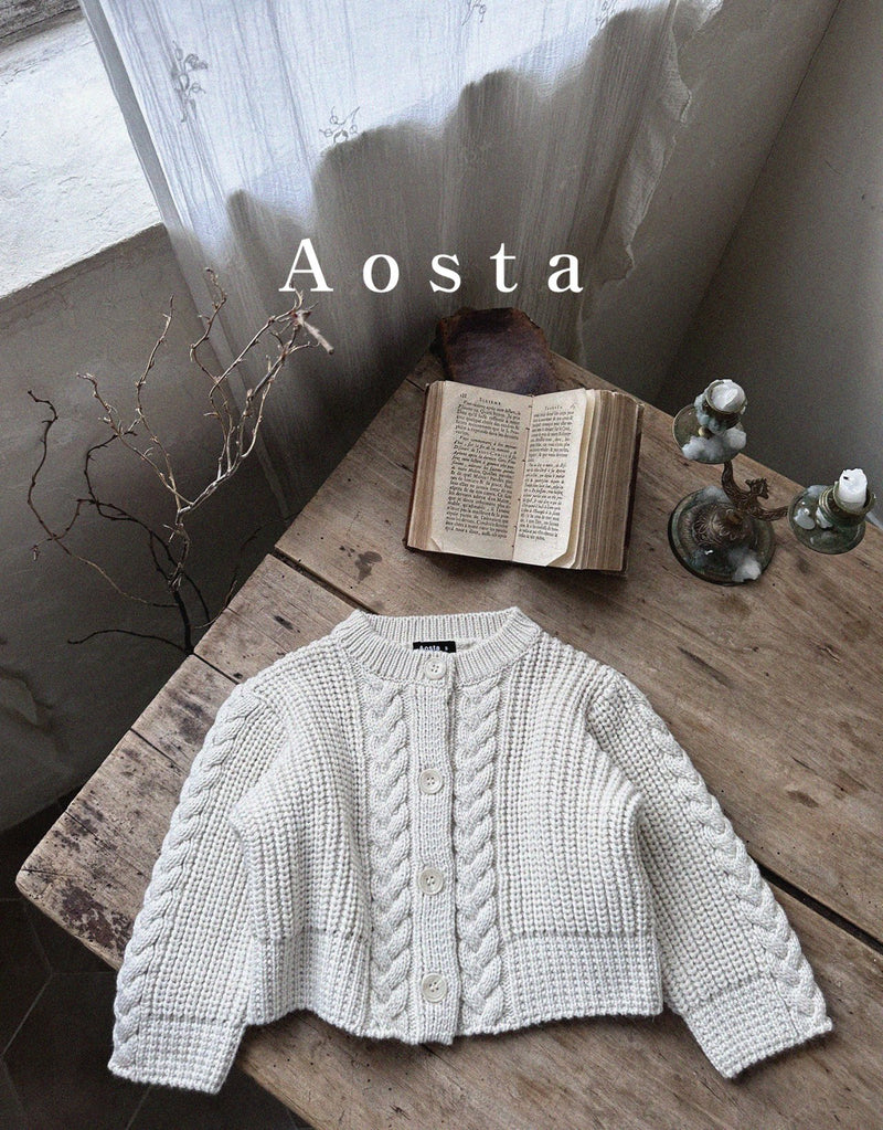aosta / knit cardigan