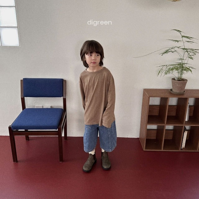 digreen / wide capri pants