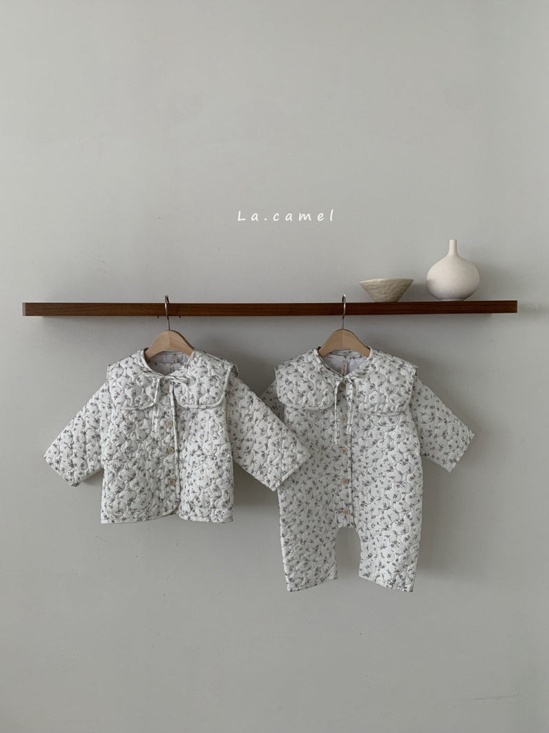 la camel / honey padding jacket2023