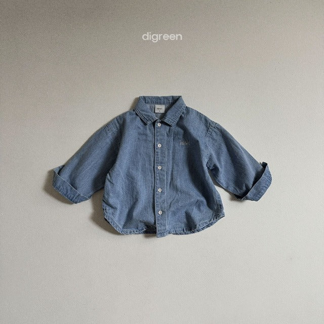 digreen / denim shirt