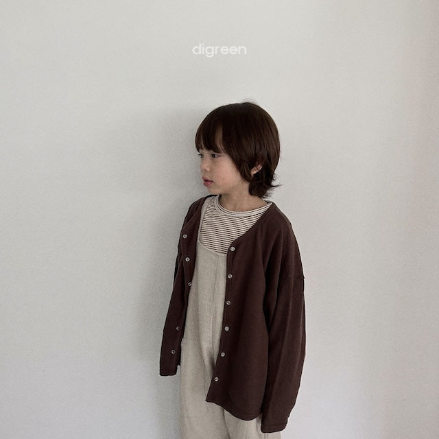 digreen / mudding cardigan