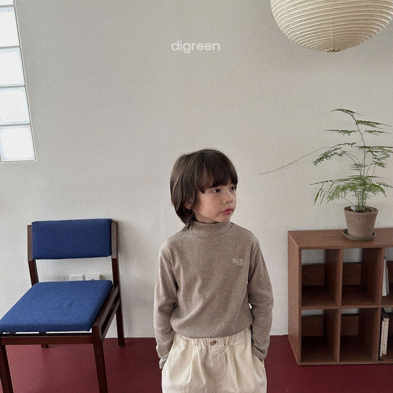 digreen / line polo neck t