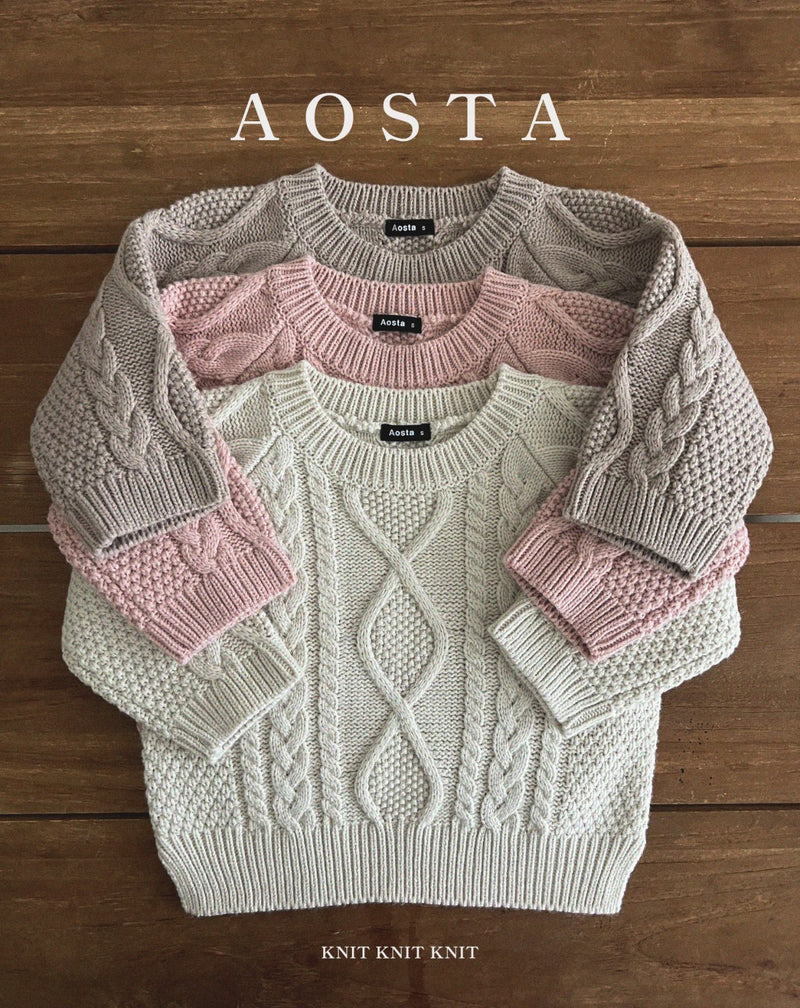 aosta / knit pullover