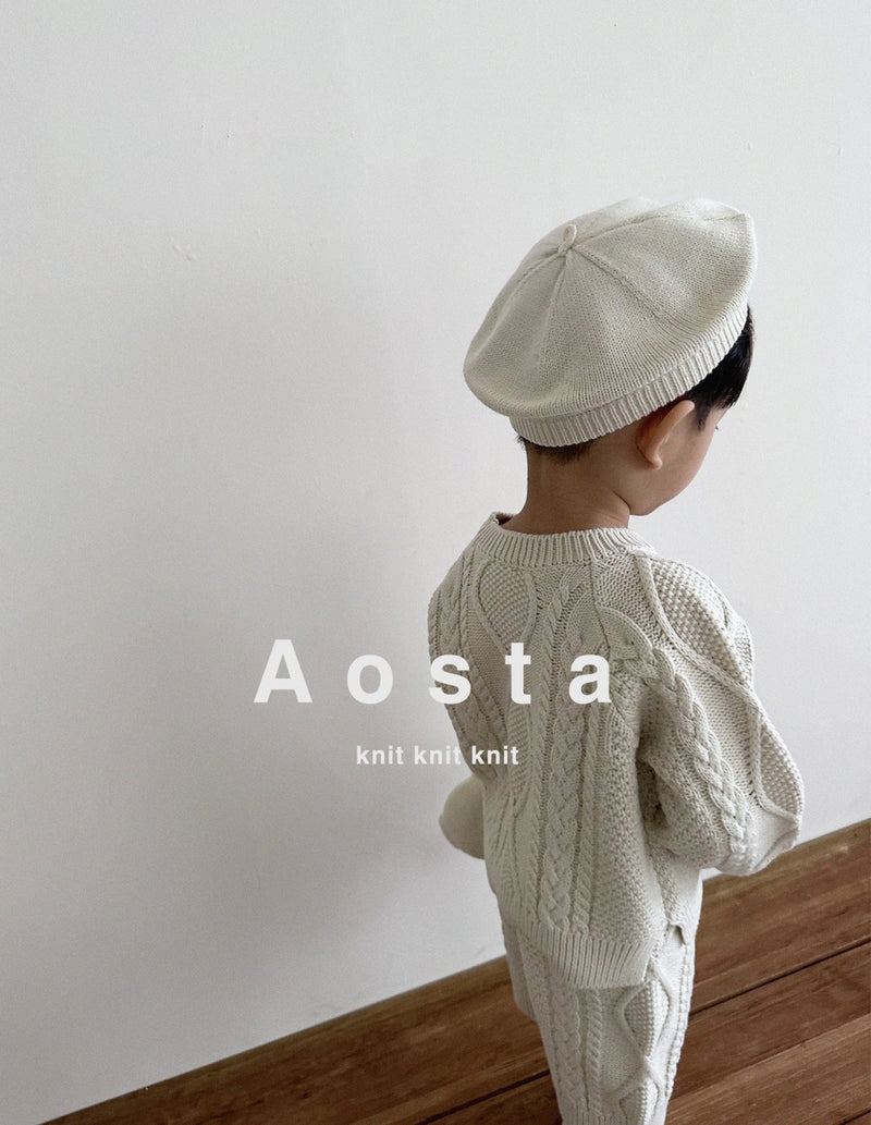 aosta / knit beret
