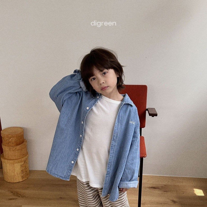 digreen / denim shirt