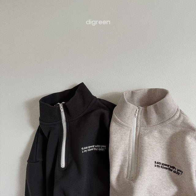 digreen / mochi zip-up