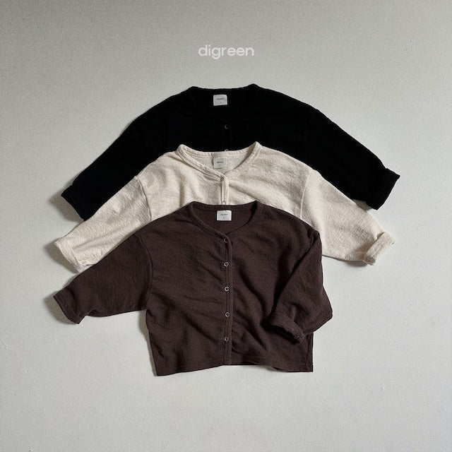 digreen / mudding cardigan