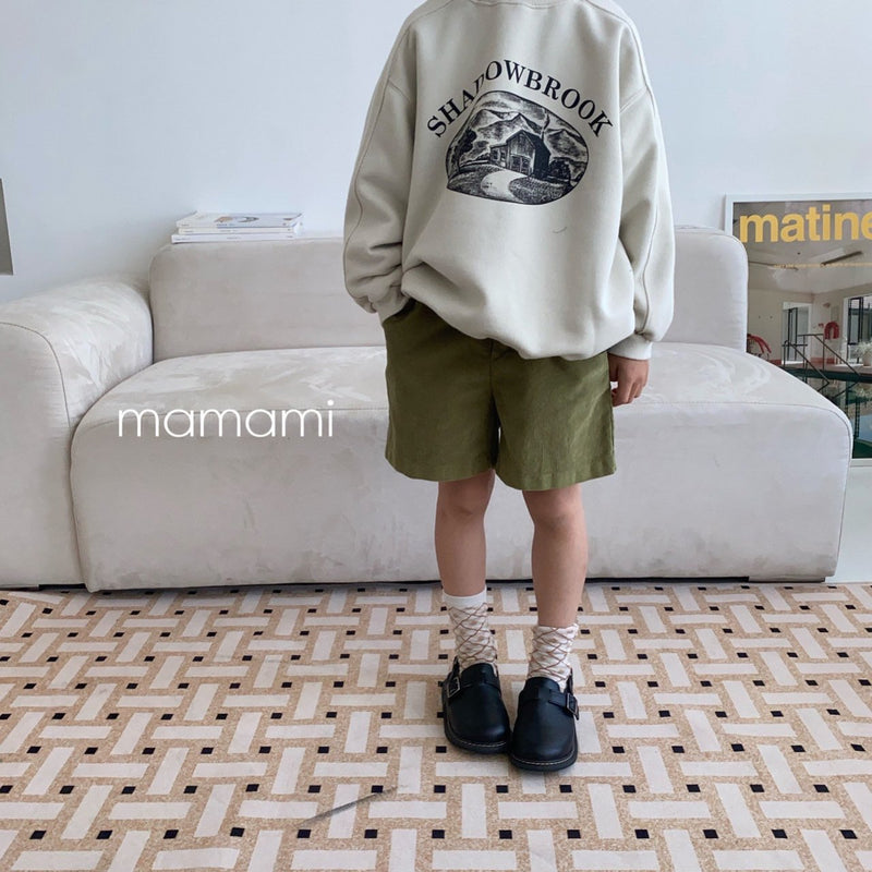 即納 mamami / golden half pants 【for kids & jr.】