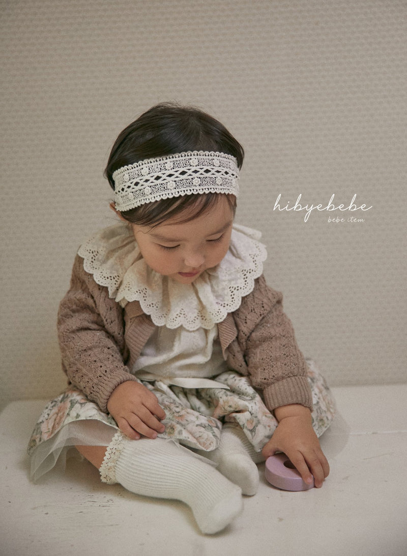 hi byebebe / bebe armand knit cardigan