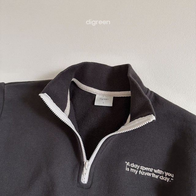 digreen / mochi zip-up