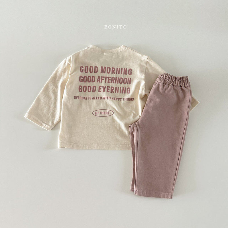 bonito / good morning tee