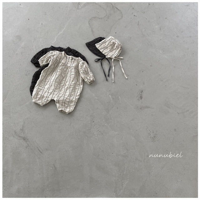 nunubiel/ bebe komes romper&bonnet